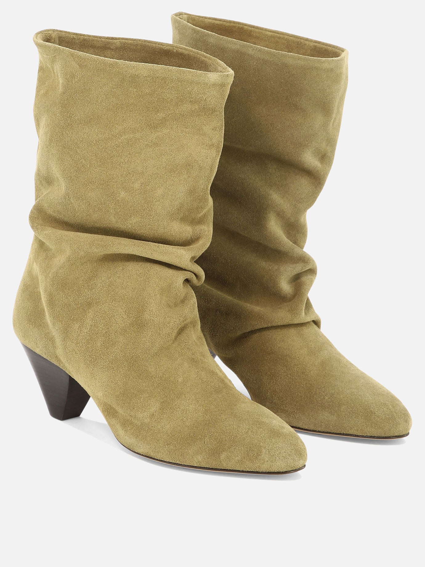 Pull-on boots 100% suede - 100% leather  Beige - Isabel Marant Women | PDP | VIETTI Online Store | Zoom-Modal_2
