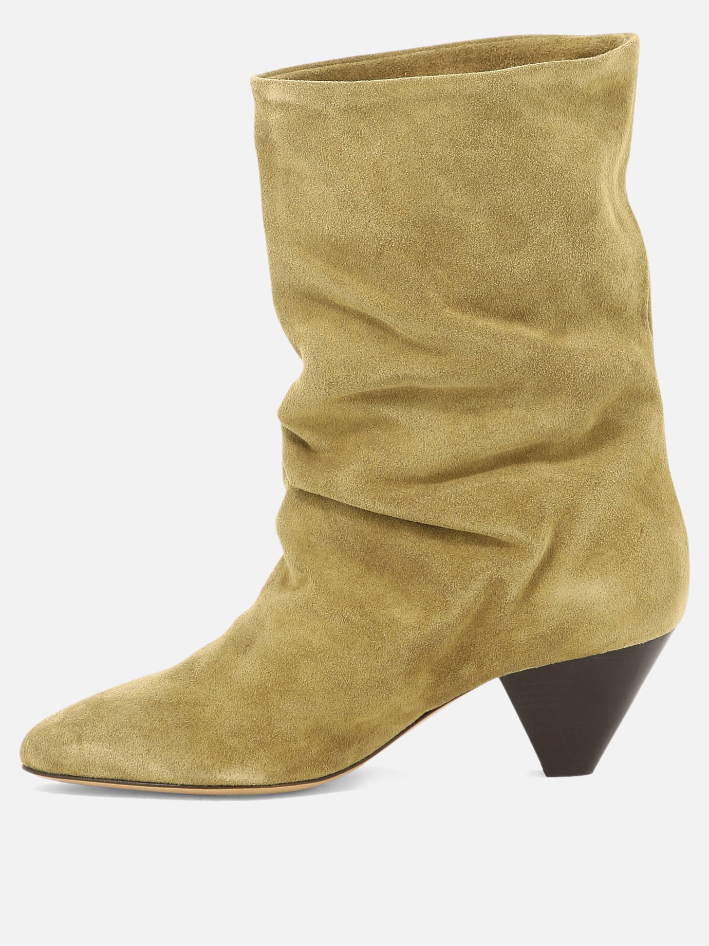 Pull-on boots 100% suede - 100% leather  Beige - Isabel Marant Women | PDP | VIETTI Online Store | thumbnail_3