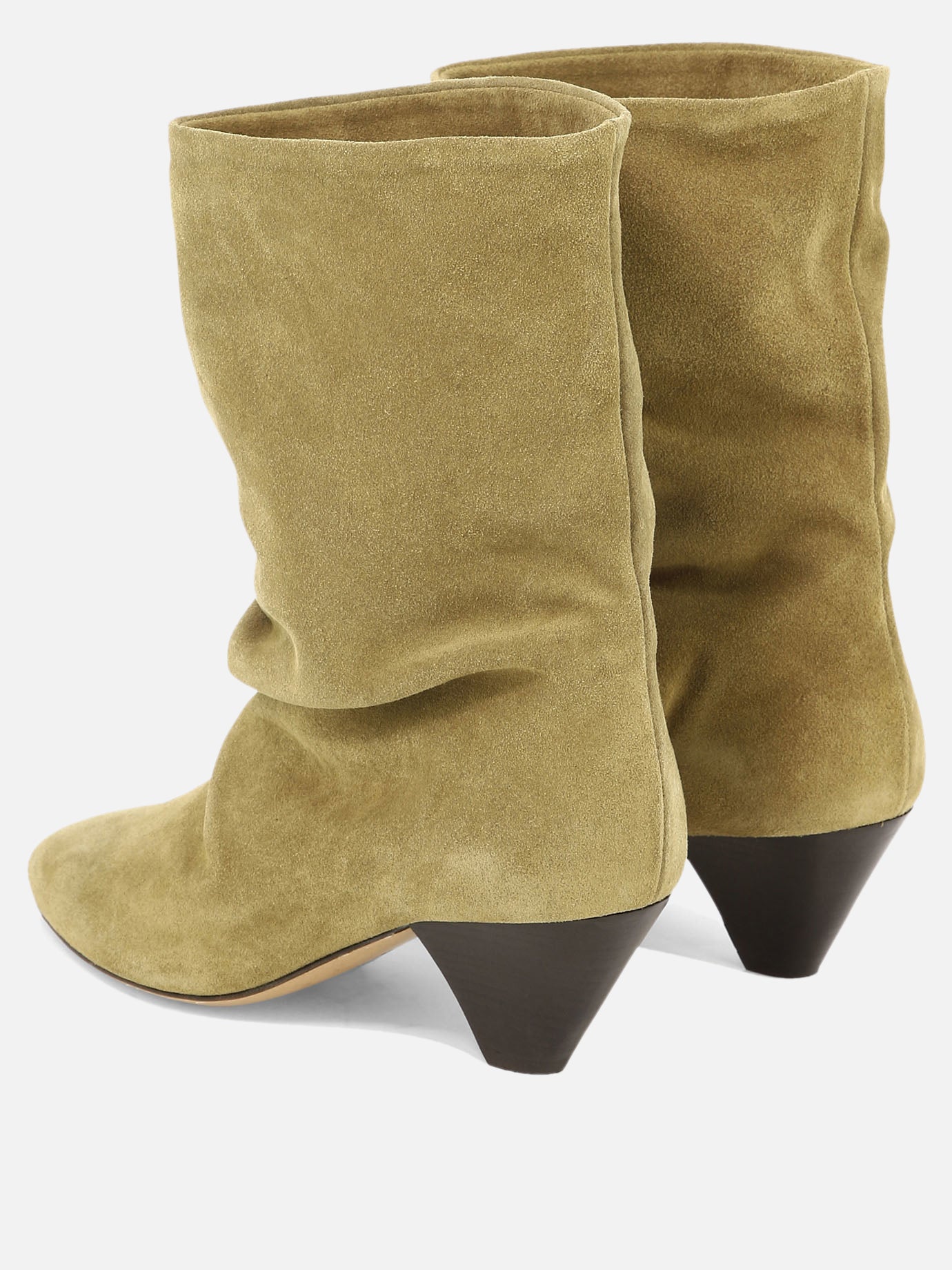 Pull-on boots 100% suede - 100% leather  Beige - Isabel Marant Women | PDP | VIETTI Online Store | thumbnail_4