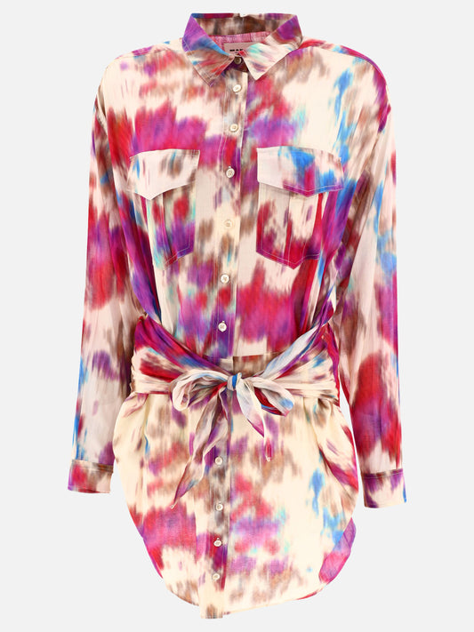 Mini dresses 100% cotton  Fuchsia - Marant Étoile Women | PLP | VIETTI Online Store 
