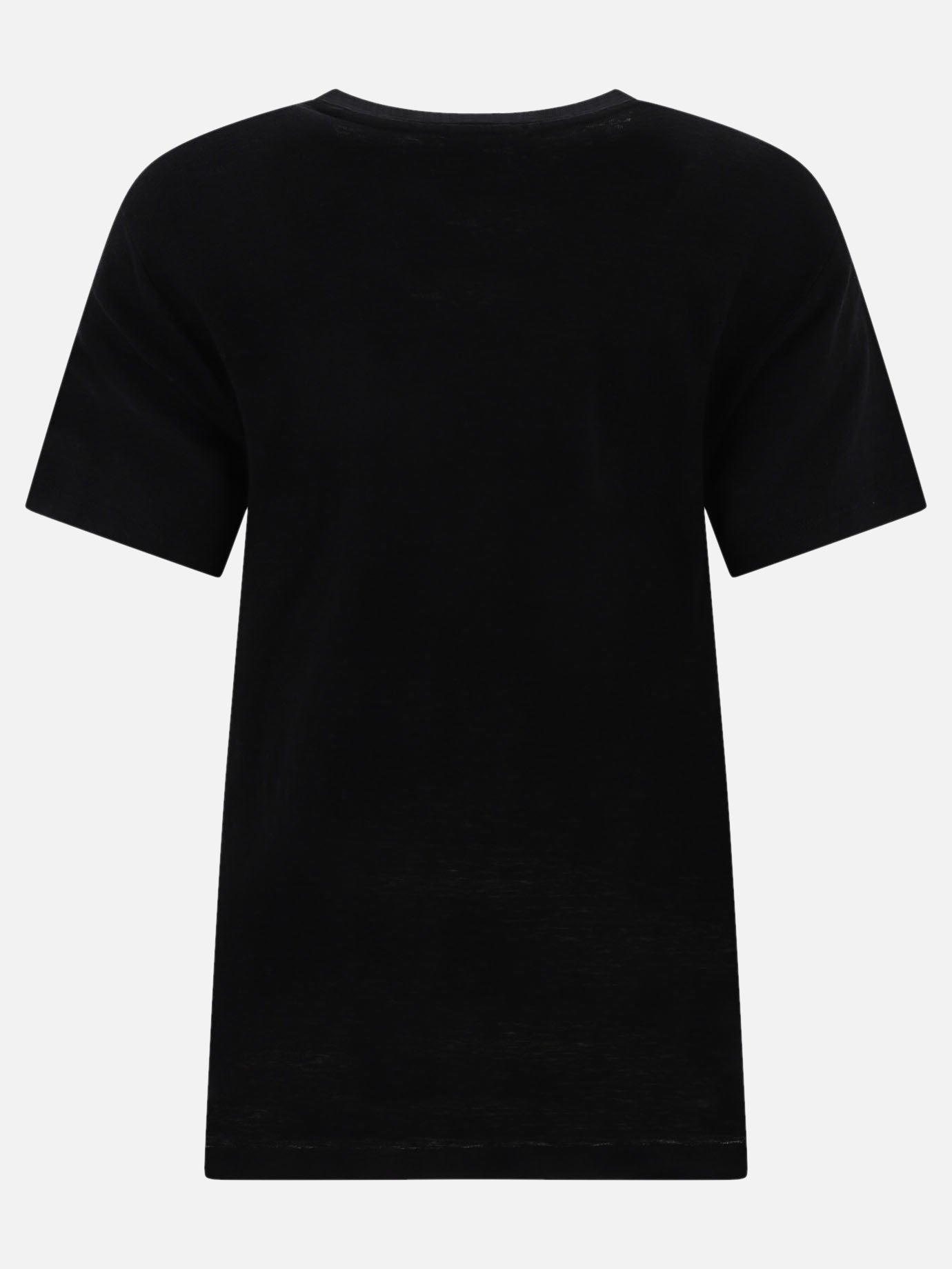 Crewneck t-shirts 100% linen  Black - Marant Étoile Women | PDP | VIETTI Online Store | thumbnail_2