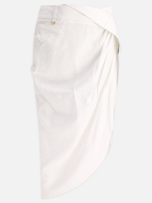 Midi skirts 241SK047  White - Jacquemus Women | PLP | VIETTI Online Store 
