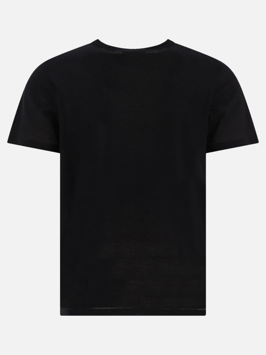 Crewneck t-shirts 100% cotton  Black - Jil Sander Men | PLP | VIETTI Online Store | 2
