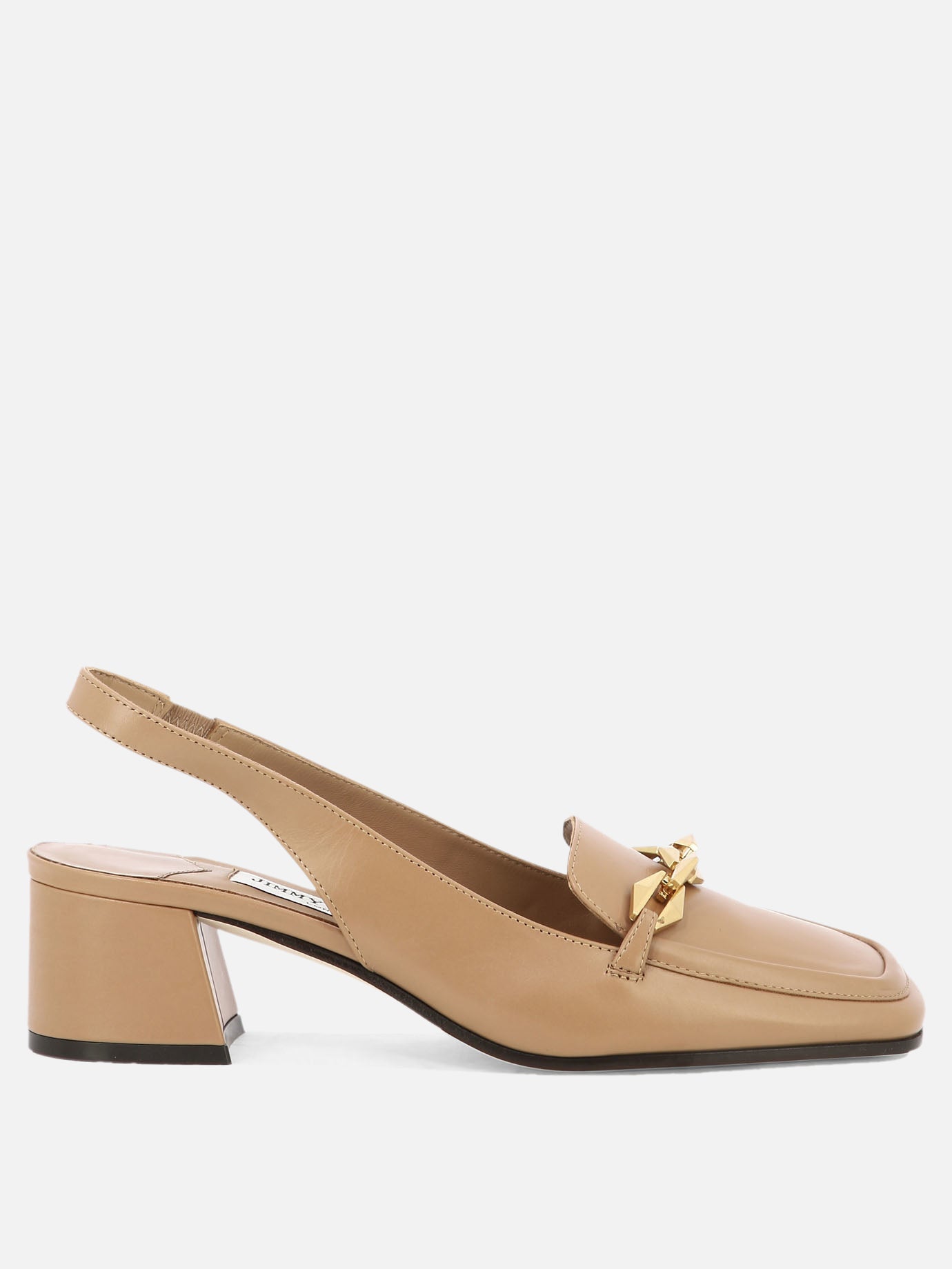 Slingbacks 100% leather - 20% leather - 80% rubber  Beige - Jimmy Choo Women | PDP | VIETTI Online Store | thumbnail