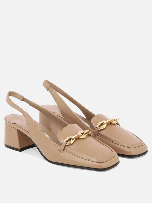 Slingbacks 100% leather - 20% leather - 80% rubber  Beige - Jimmy Choo Women | PLP | VIETTI Online Store | 2
