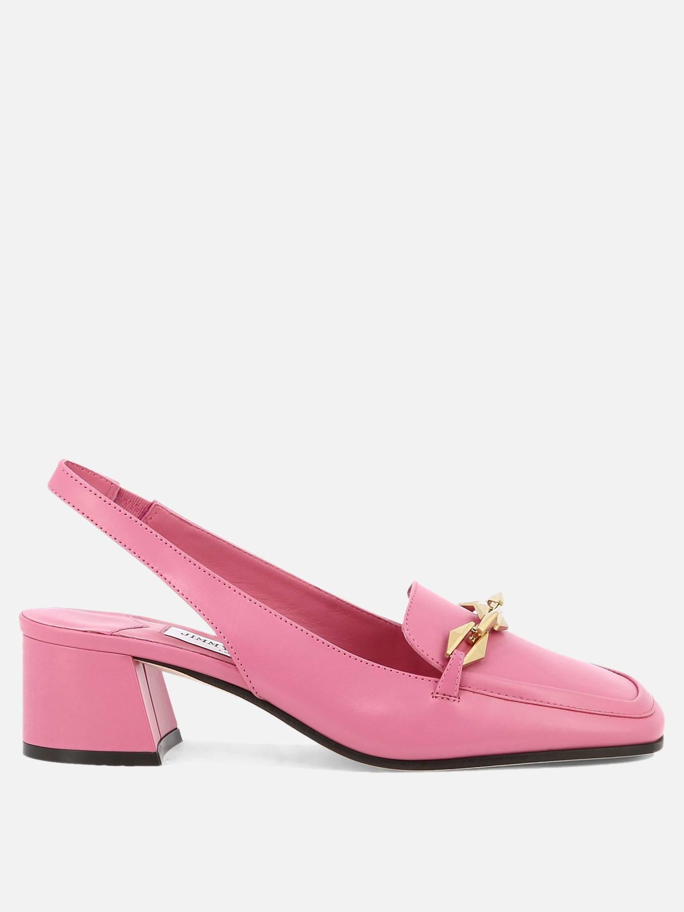 Slingbacks 100% leather - 50% leather 50% rubber-  Pink - Jimmy Choo Women | PDP | VIETTI Online Store | Zoom-Modal
