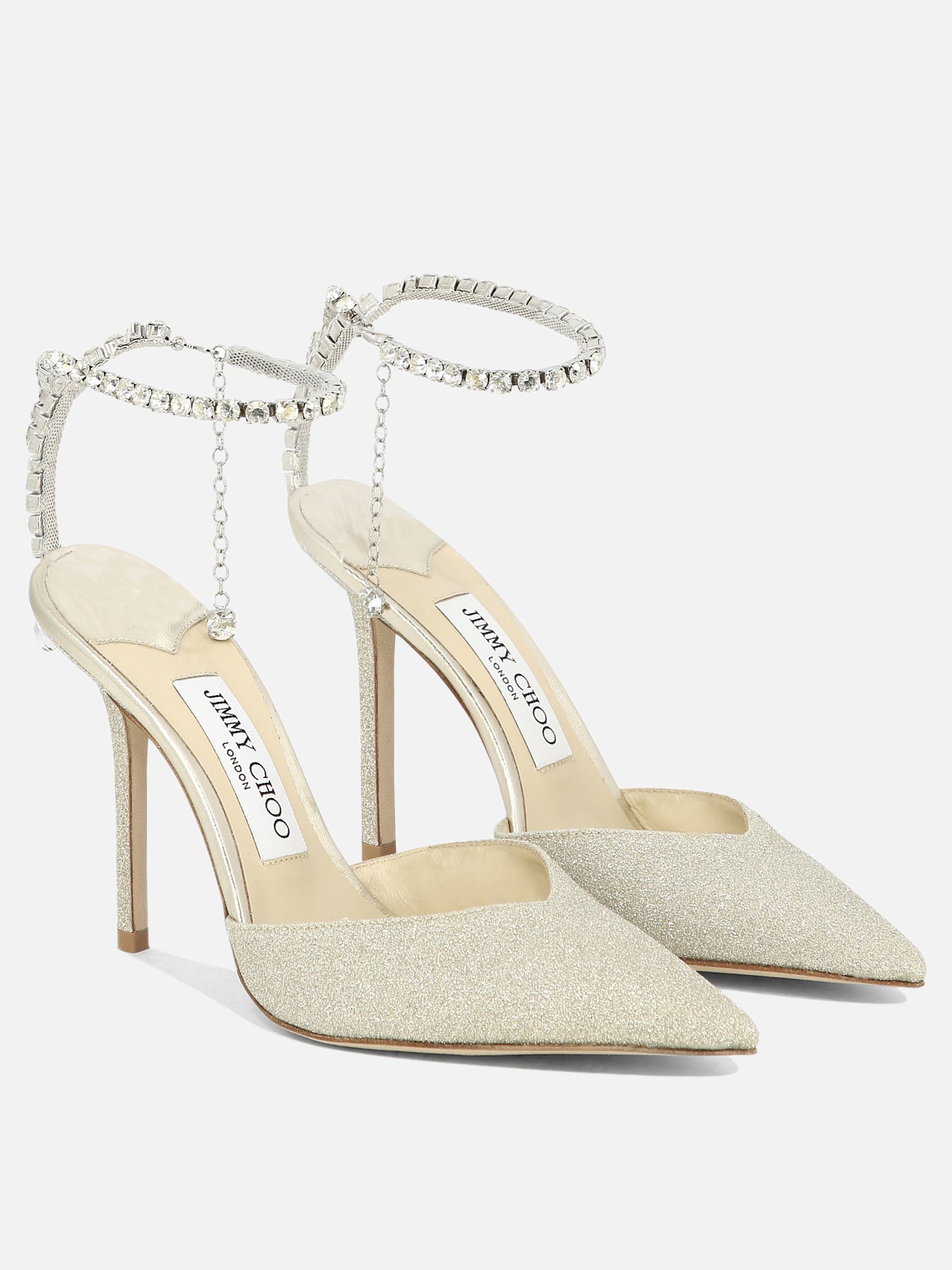 Pumps 100% polyester - 100% leather  Silver - Jimmy Choo Women | PDP | VIETTI Online Store | thumbnail_2