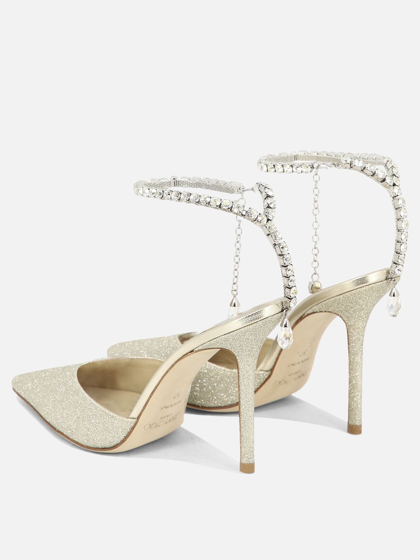 Pumps 100% polyester - 100% leather  Silver - Jimmy Choo Women | PDP | VIETTI Online Store | thumbnail_4