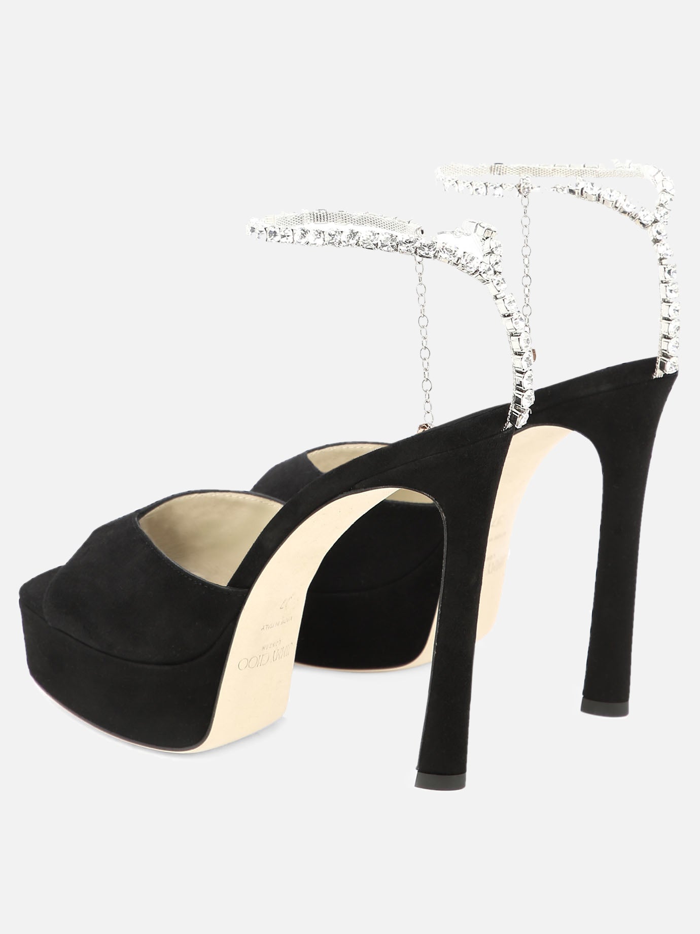 Heeled sandals 100% leather - 100% leather  Black - Jimmy Choo Women | PDP | VIETTI Online Store | Zoom-Modal_4
