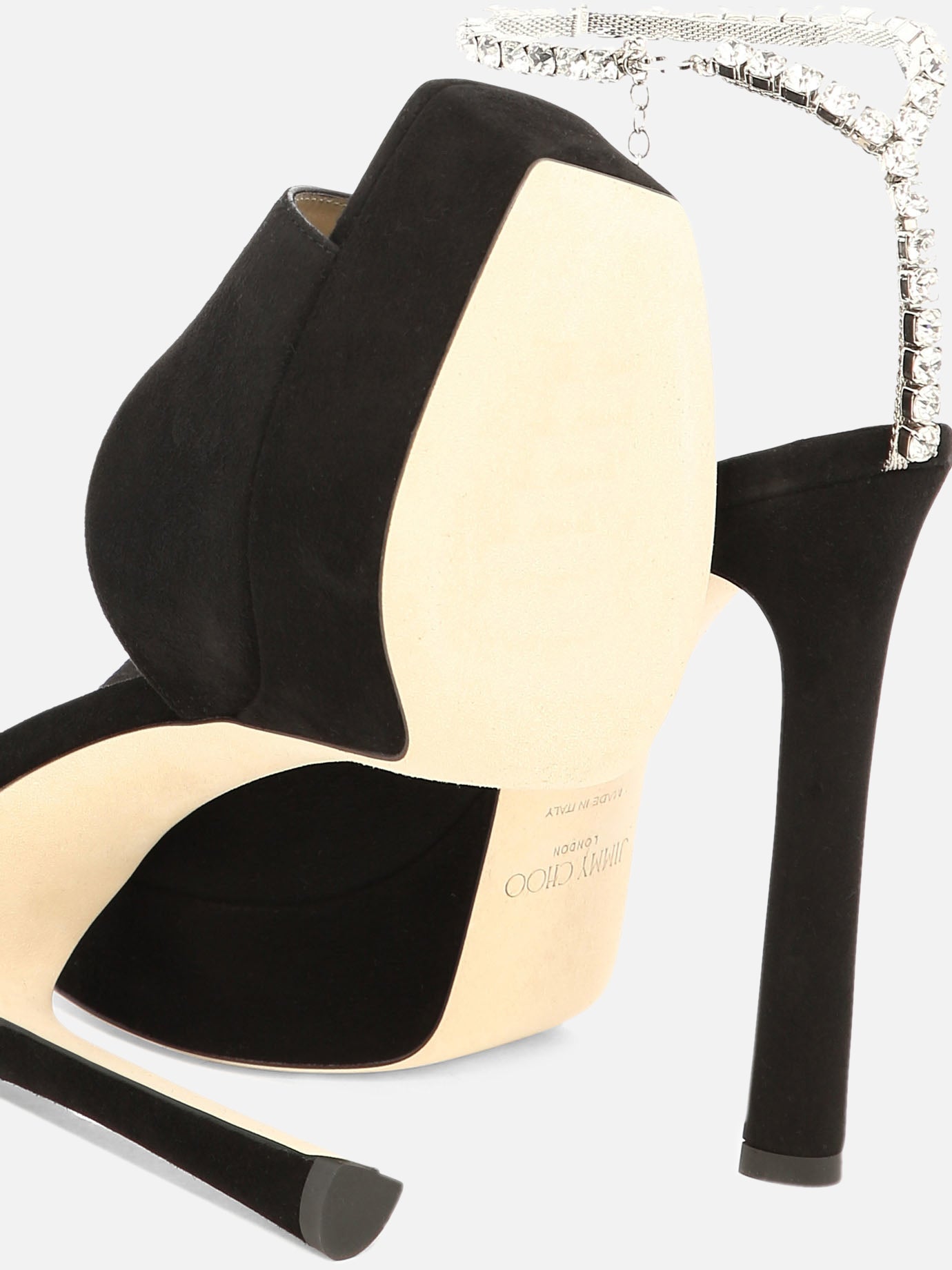 Heeled sandals 100% leather - 100% leather  Black - Jimmy Choo Women | PDP | VIETTI Online Store | Zoom-Modal_5
