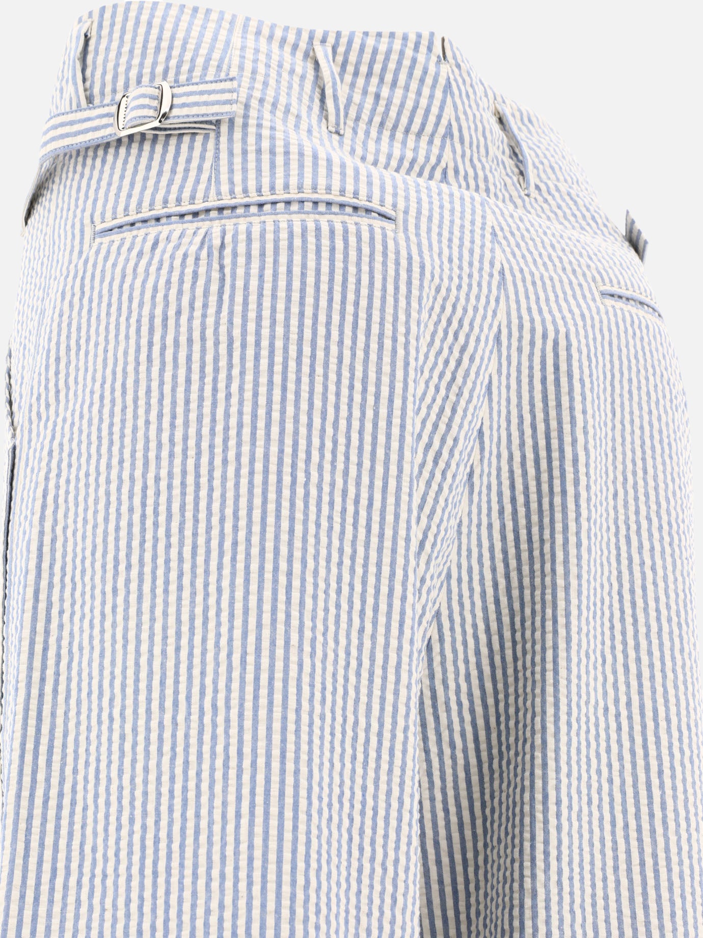 KAPITAL "Soccer Stripe" trousers Light blue