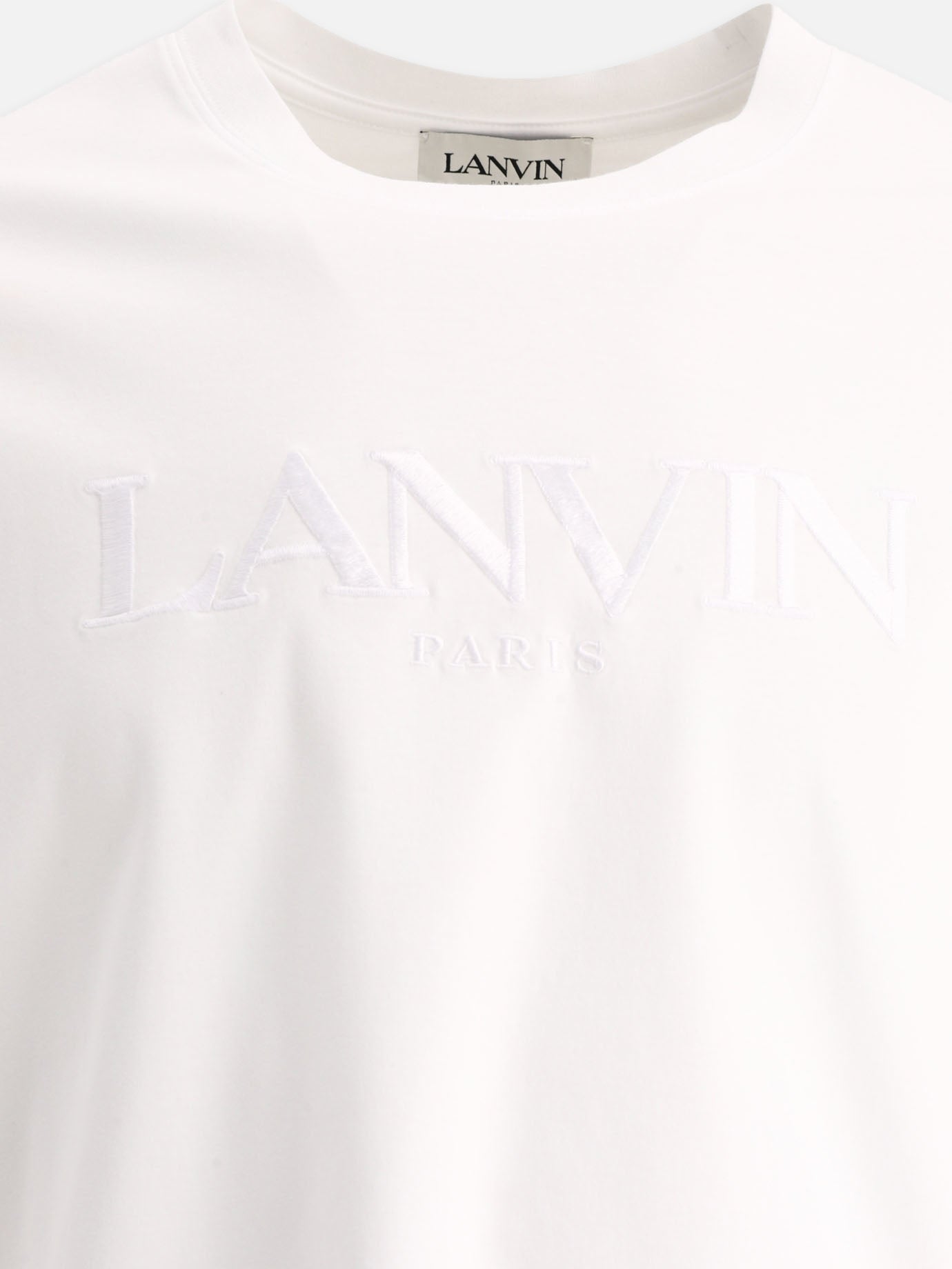 Crewneck t-shirts 100% cotton  White - Lanvin Men | PDP | VIETTI Online Store | Zoom-Modal_3
