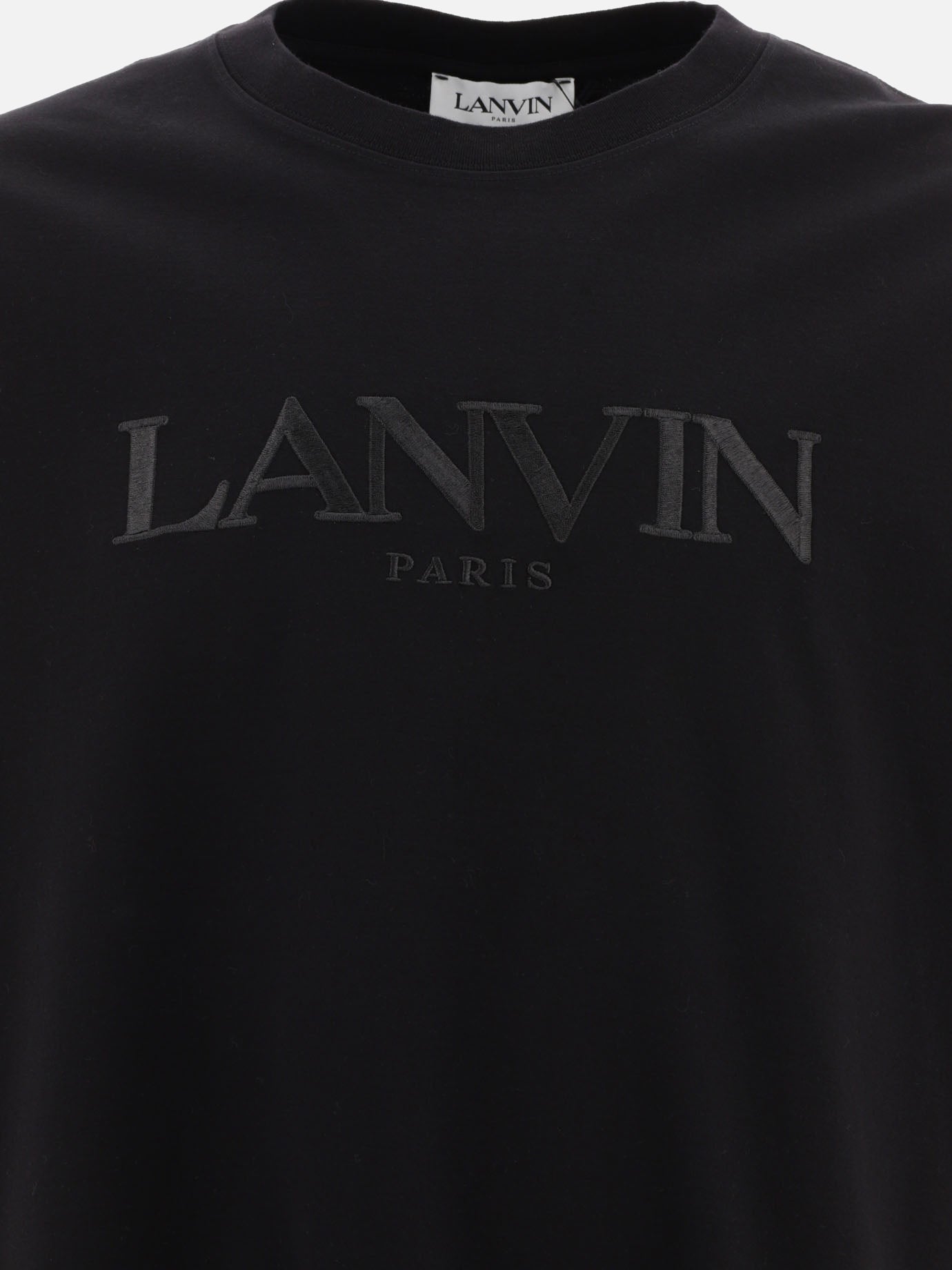 Crewneck t-shirts 100% cotton  Black - Lanvin Men | PDP | VIETTI Online Store | Zoom-Modal_3
