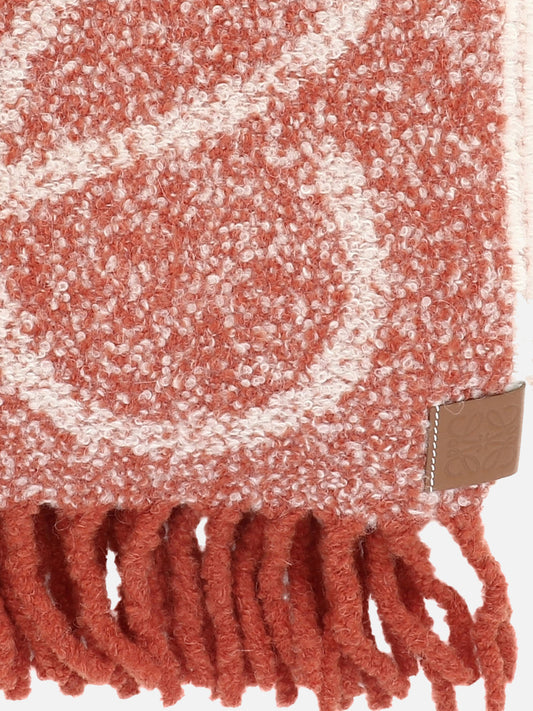 Fringed scarves 57% alpaca 23% wool 15% polyamide 5% leather  Red - Loewe Women | PLP | VIETTI Online Store | 2
