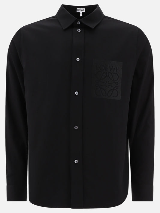 Casual shirts 95% cotton 5% polyester  Black - Loewe Men | PLP | VIETTI Online Store 
