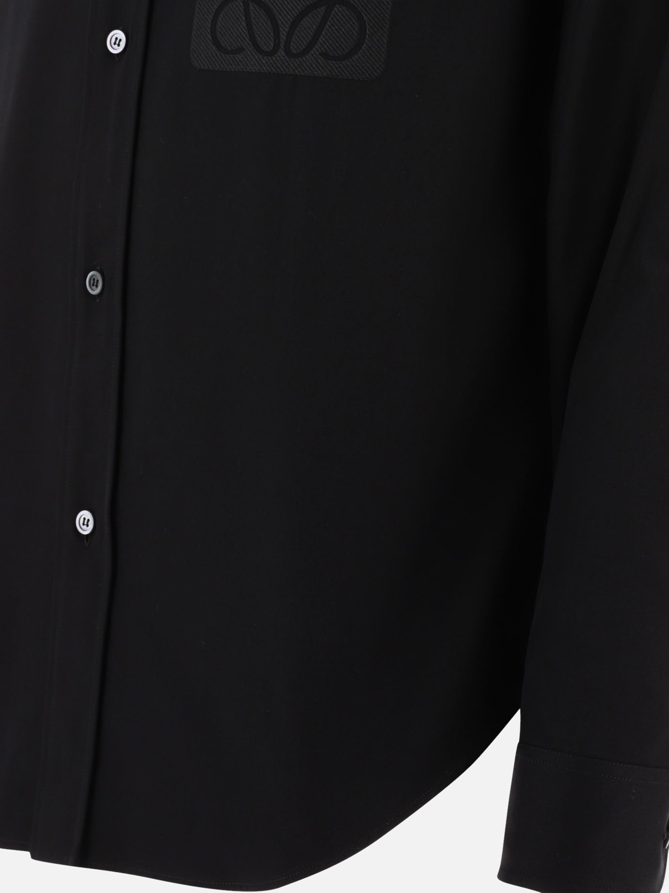 Casual shirts 95% cotton 5% polyester  Black - Loewe Men | PDP | VIETTI Online Store | thumbnail_4