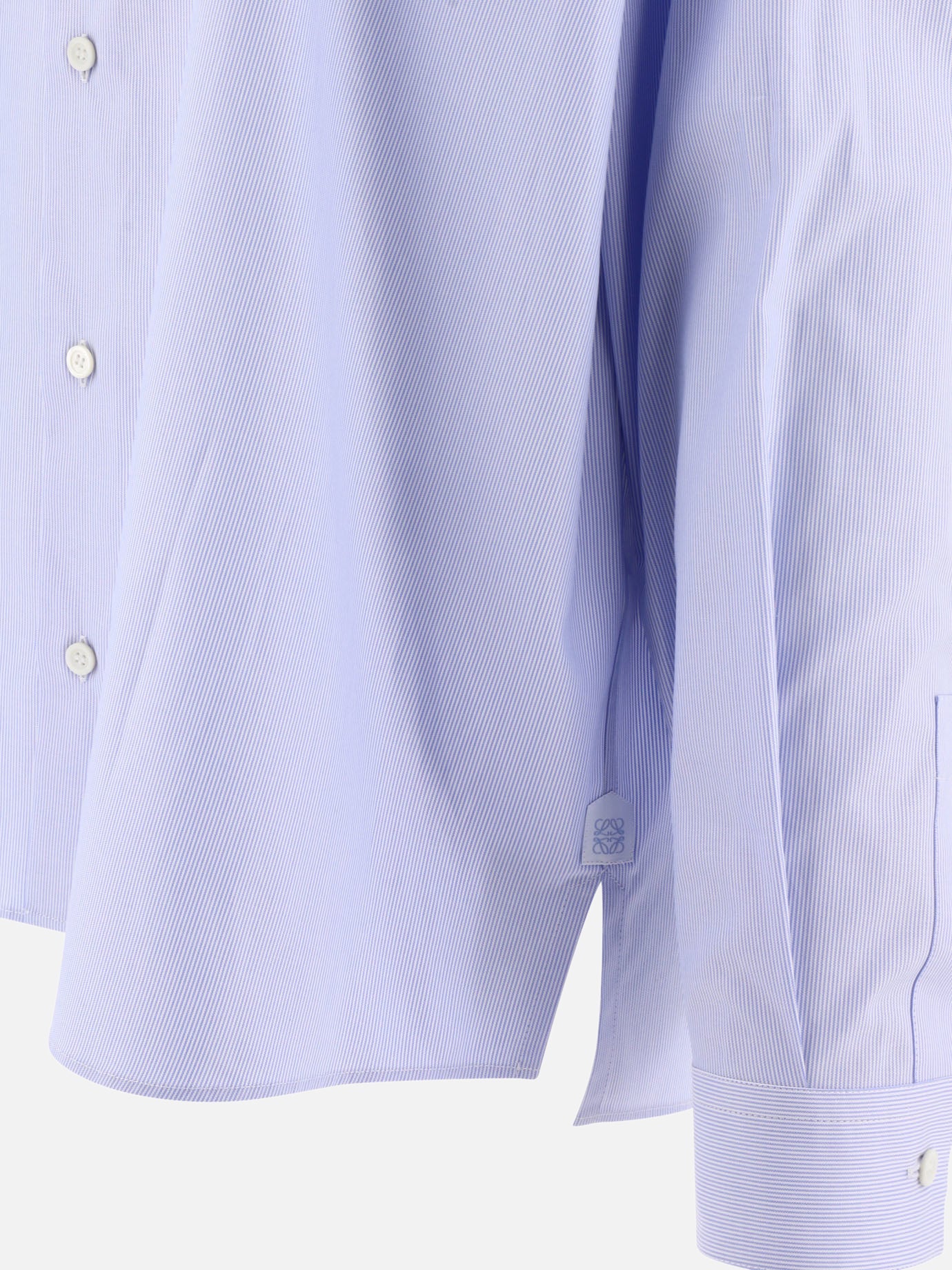 Formal shirts 83% cotton 17% silk  Light blue - Loewe Women | PDP | VIETTI Online Store | thumbnail_4