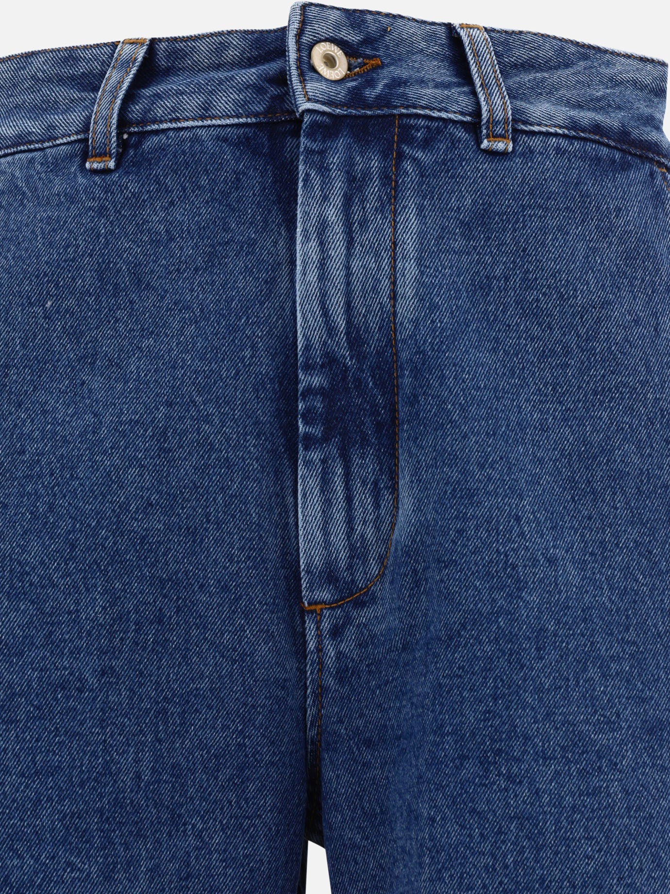 Straight-leg jeans 95% cotton 5% leather  Blue - Loewe Women | PDP | VIETTI Online Store | Zoom-Modal_3
