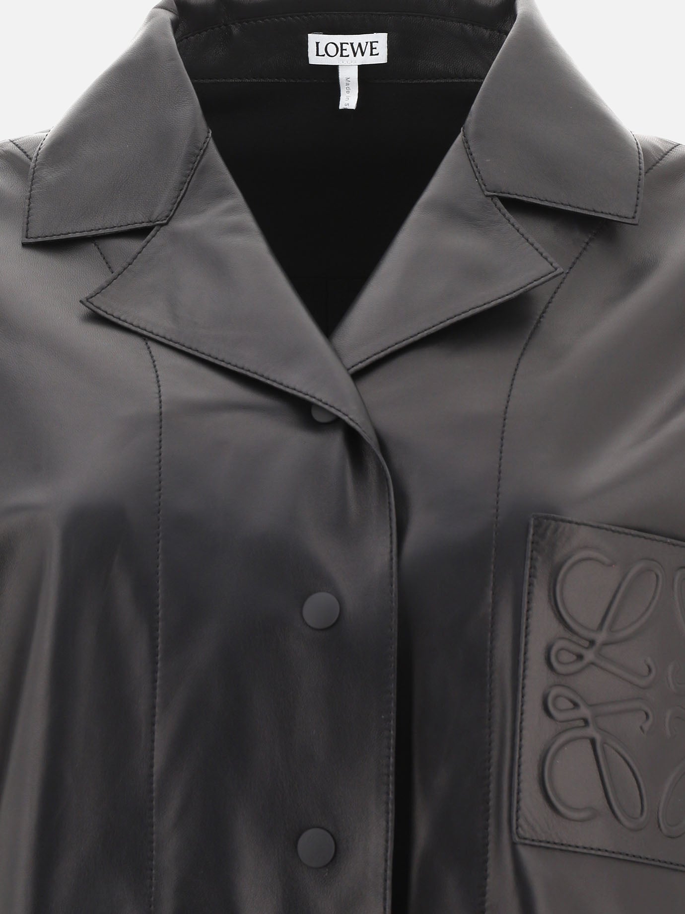 Casual shirts 100% leather  Black - Loewe Women | PDP | VIETTI Online Store | thumbnail_3