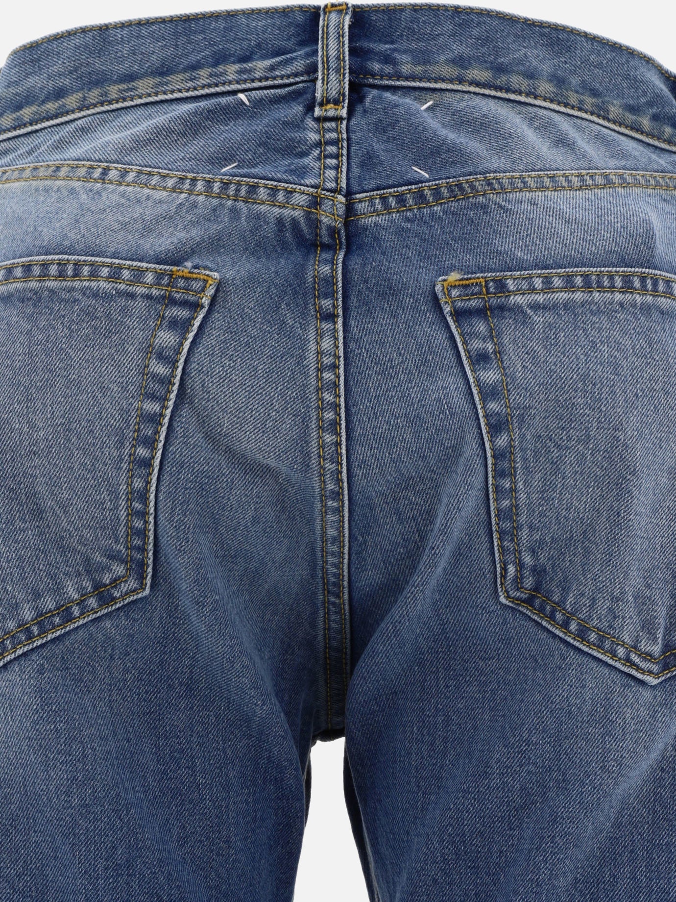 Straight-leg jeans 100% cotton  Light blue - Maison Margiela Men | PDP | VIETTI Online Store | thumbnail_4