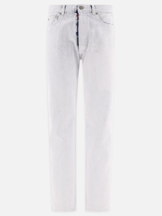 Straight-leg jeans 100% cotton  Light blue - Maison Margiela Men | PLP | VIETTI Online Store 
