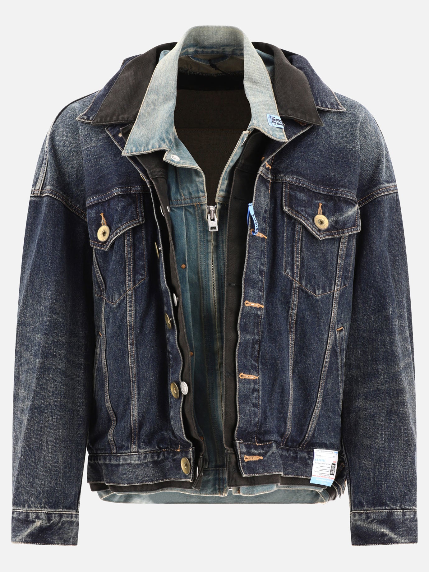 Denim jackets 100% cotton  Light blue - Maison Mihara Yasuhiro Men | PDP | VIETTI Online Store | thumbnail