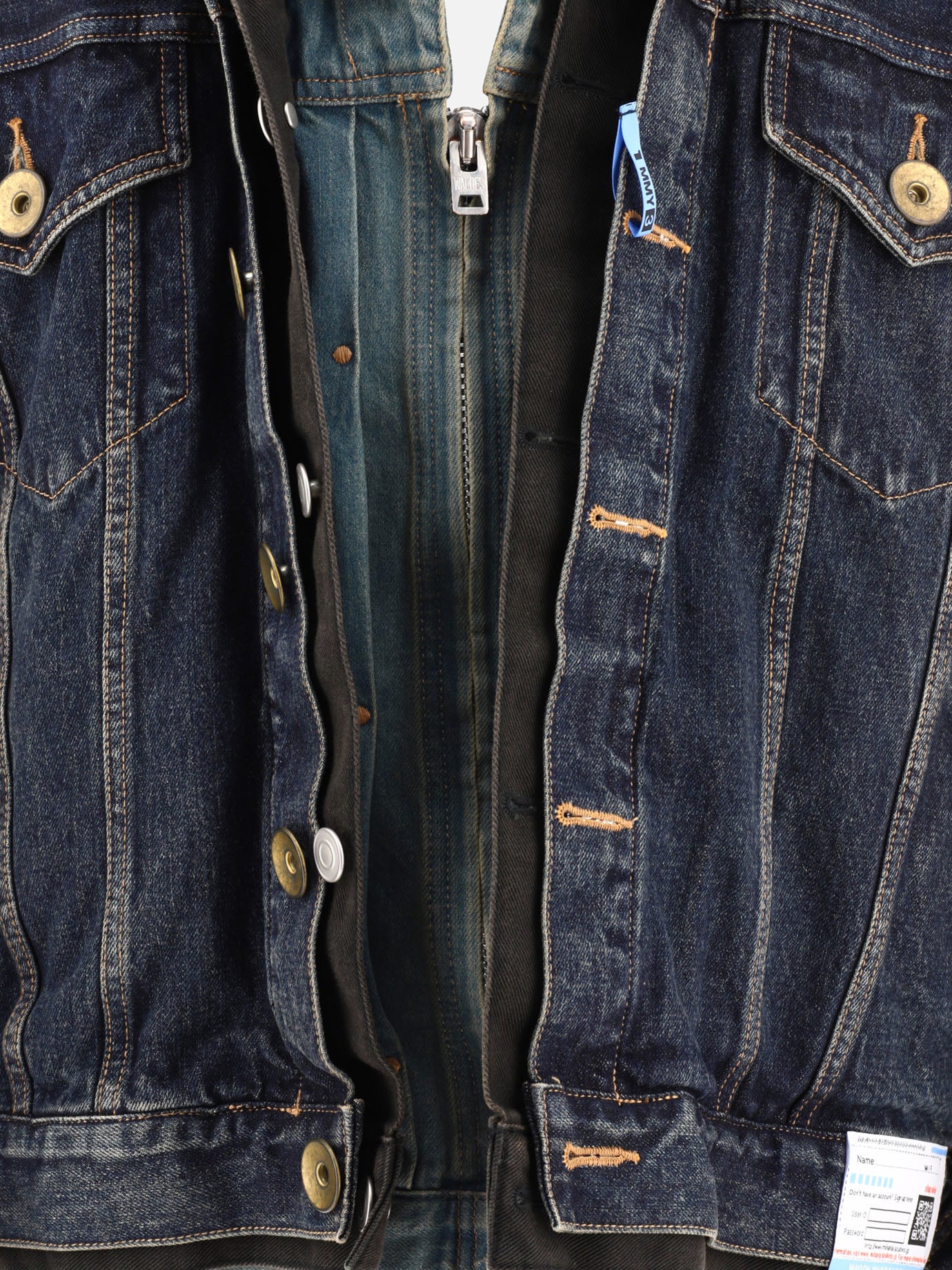 Denim jackets 100% cotton  Light blue - Maison Mihara Yasuhiro Men | PDP | VIETTI Online Store | Zoom-Modal_3
