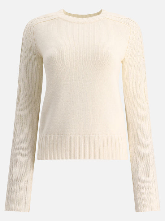 Crewneck sweaters 100% cashmere  White - Max Mara Women | PLP | VIETTI Online Store 
