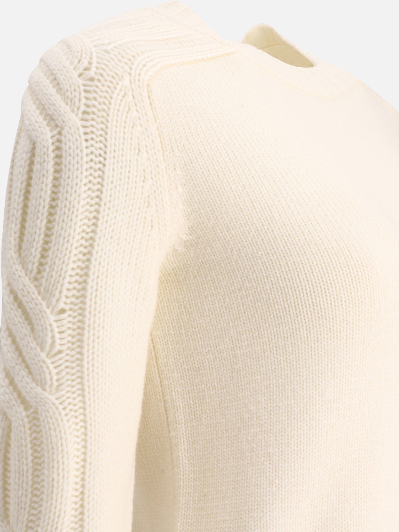 Crewneck sweaters 100% cashmere  White - Max Mara Women | PDP | VIETTI Online Store | thumbnail_4
