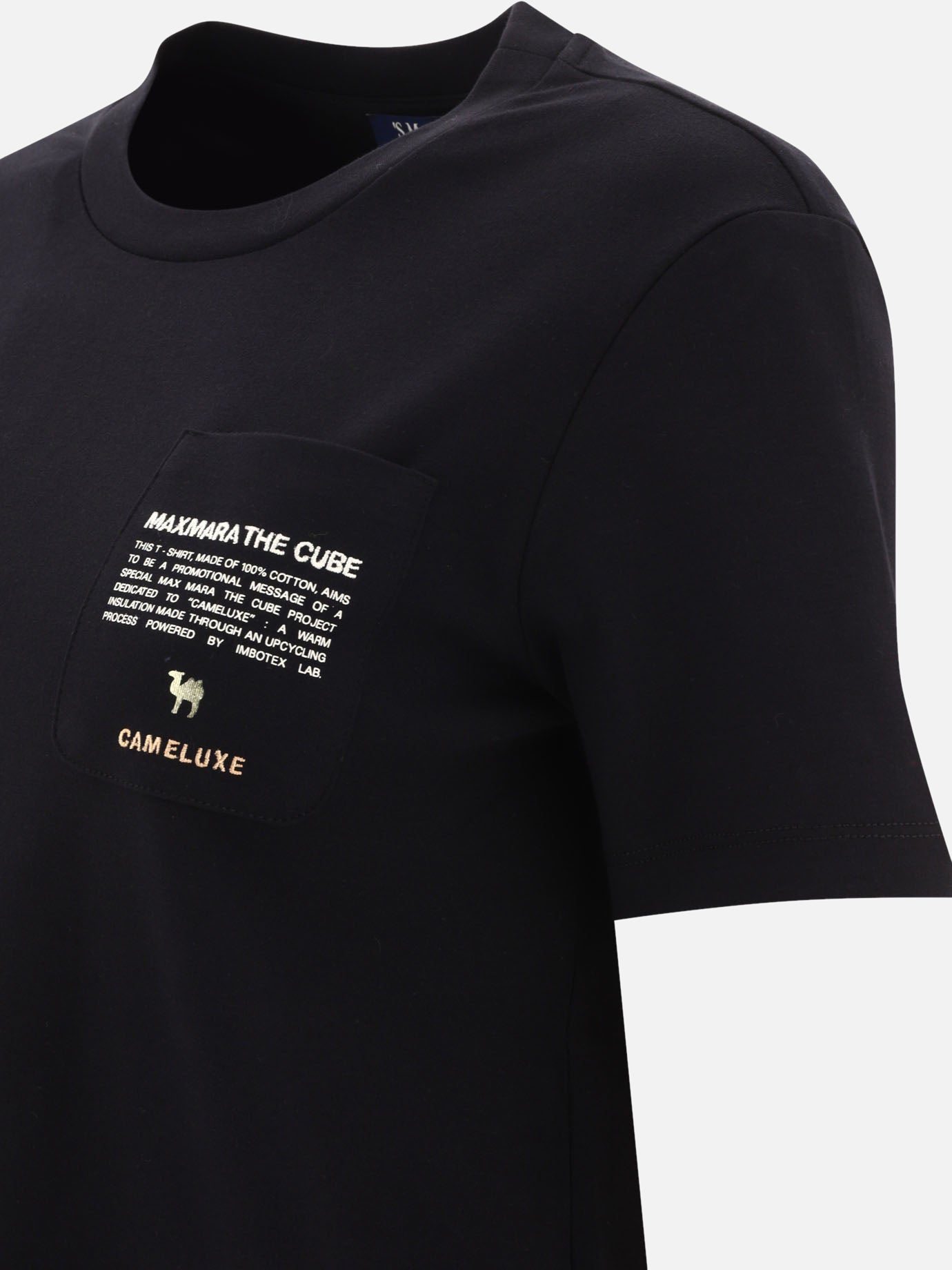 Crewneck t-shirts 100% cotton  Black - Max Mara S Women | PDP | VIETTI Online Store | thumbnail_4
