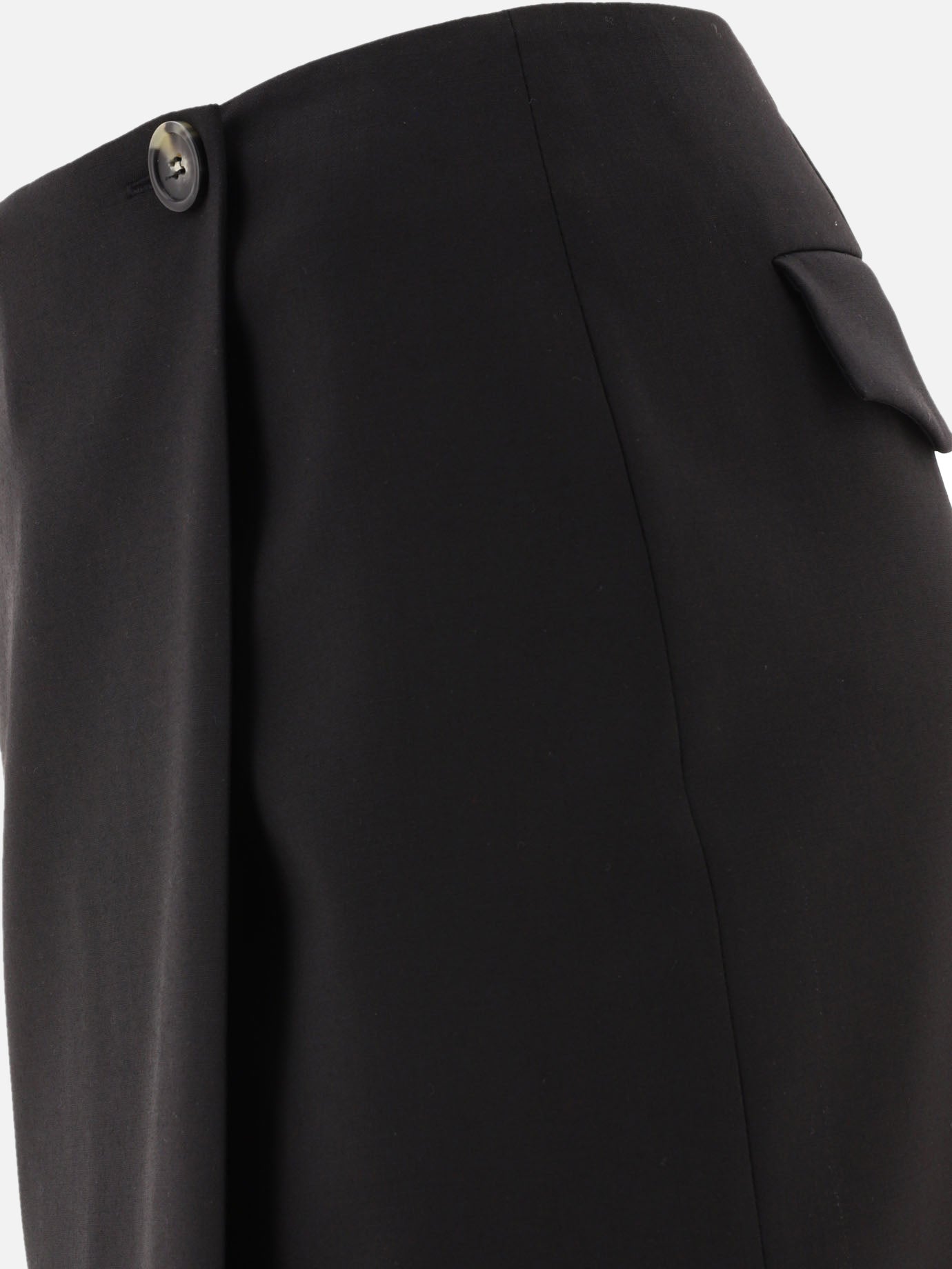 Miniskirts 100% virgin wool  Black - Max Mara Sportmax Women | PDP | VIETTI Online Store | thumbnail_3