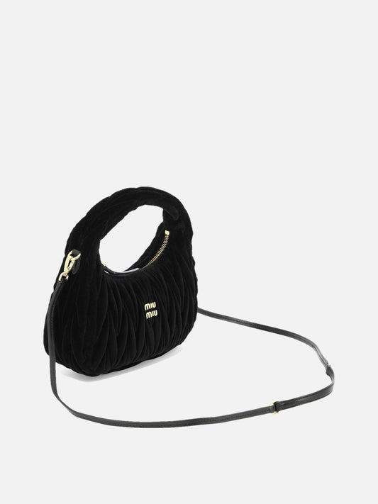 Small bags 100% velvet  Black - Miu Miu Women | PLP | VIETTI Online Store | 2

