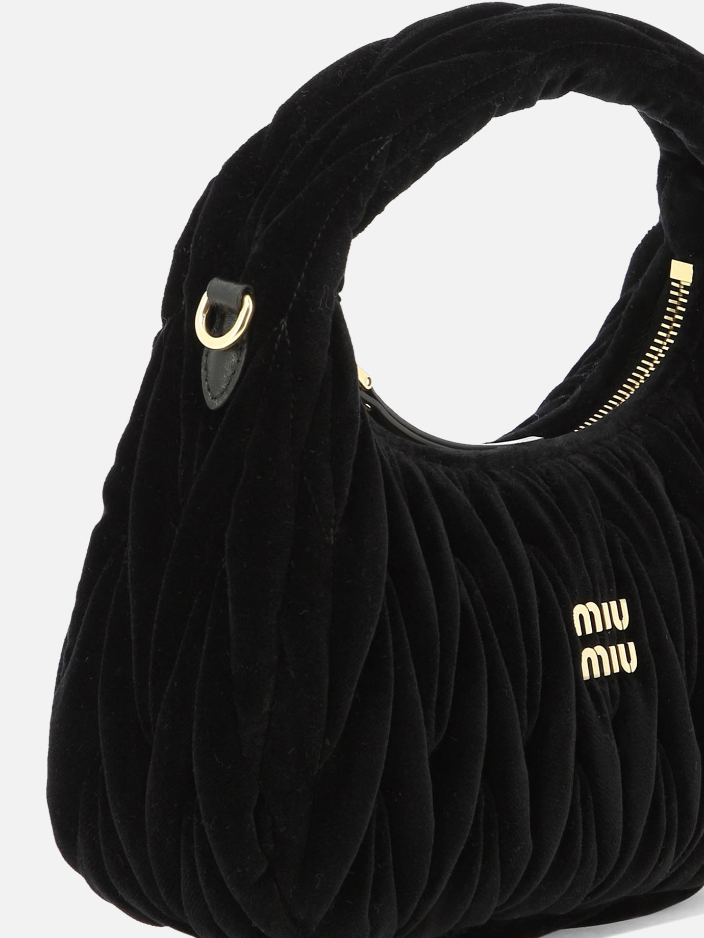Small bags 100% velvet  Black - Miu Miu Women | PDP | VIETTI Online Store | thumbnail_4