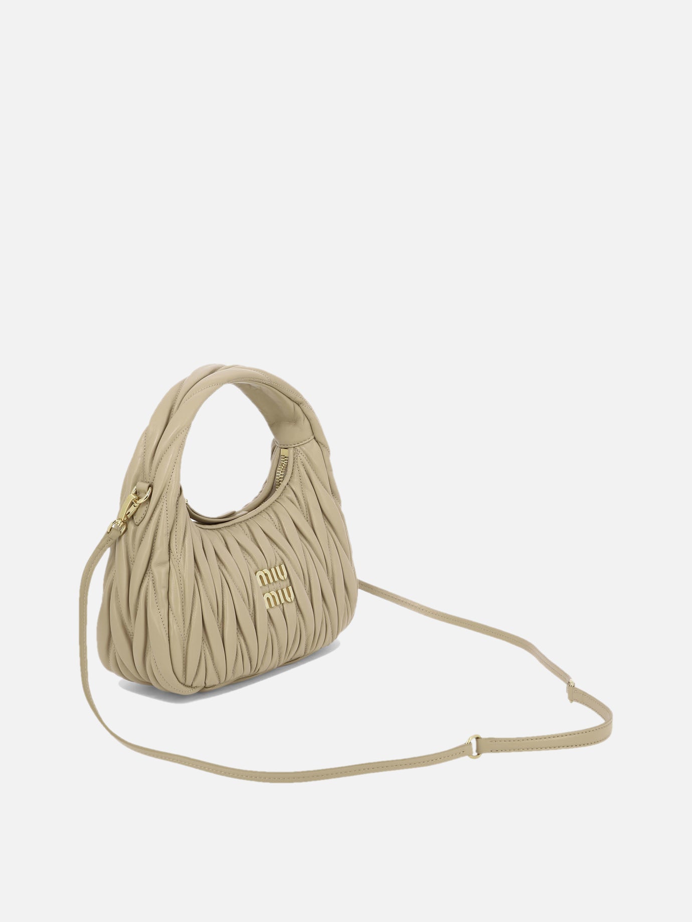 Small bags 100% lamb leather  Beige - Miu Miu Women | PDP | VIETTI Online Store | thumbnail_2