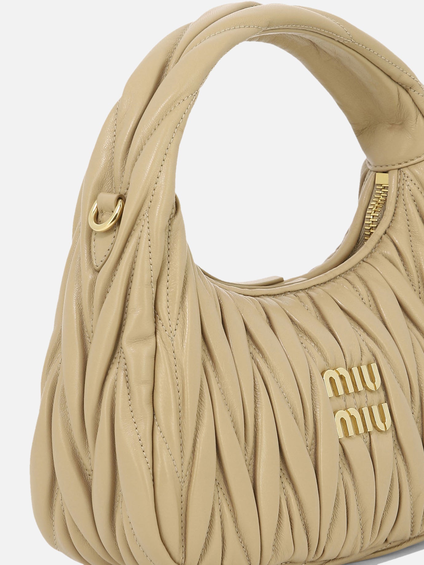Small bags 100% lamb leather  Beige - Miu Miu Women | PDP | VIETTI Online Store | Zoom-Modal_4
