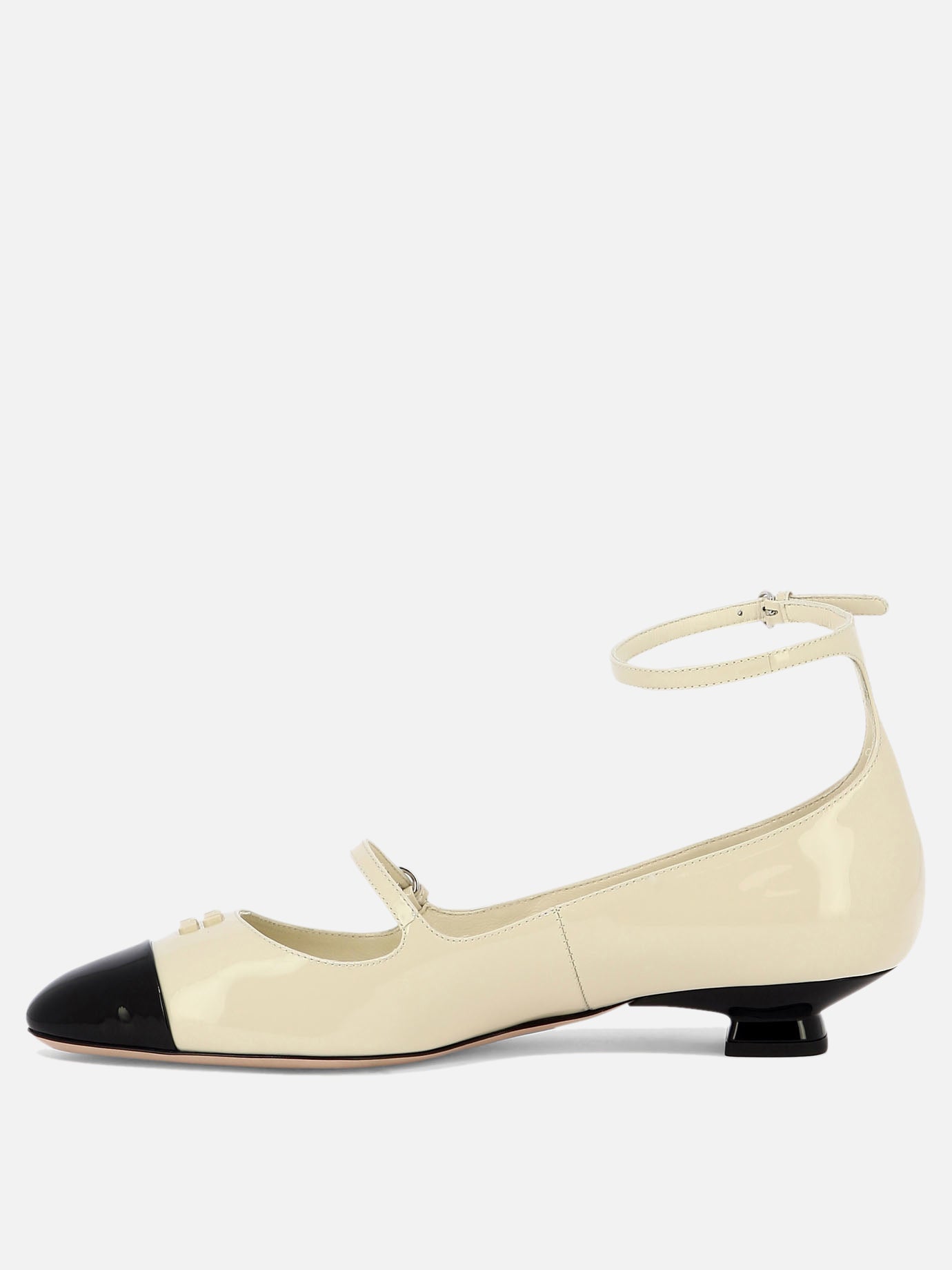 Mary Jane 100% patent leather - 100% leather  White - Miu Miu Women | PDP | VIETTI Online Store | Zoom-Modal_3
