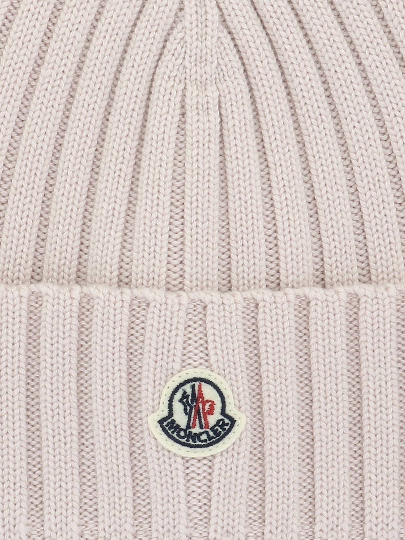 Beanies 100% virgin wool  Pink - Moncler Women | PDP | VIETTI Online Store | Zoom-Modal_2
