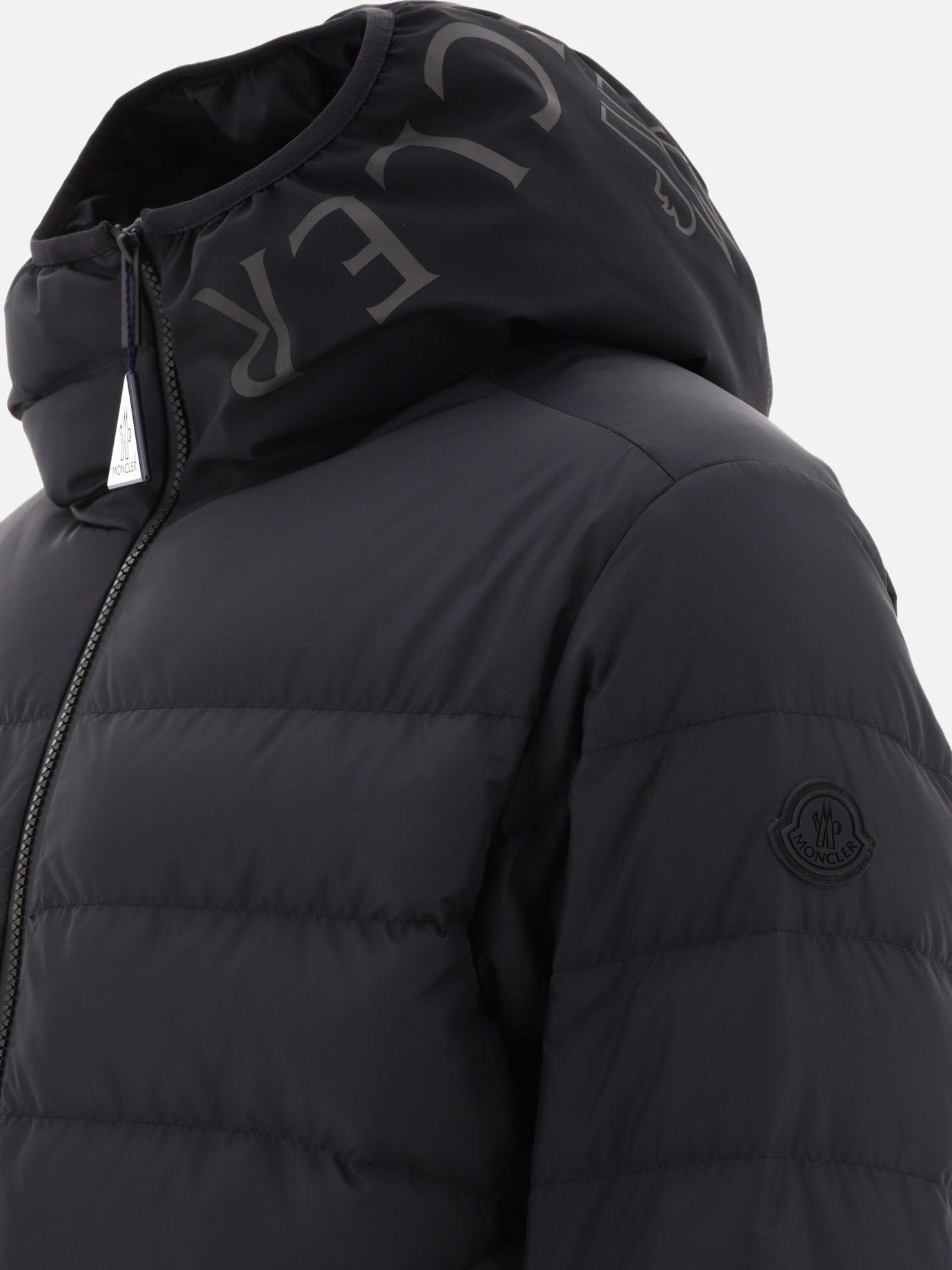 Down jackets 100% polyester - Padding: down and feathers  Black - Moncler Men | PDP | VIETTI Online Store | thumbnail_4