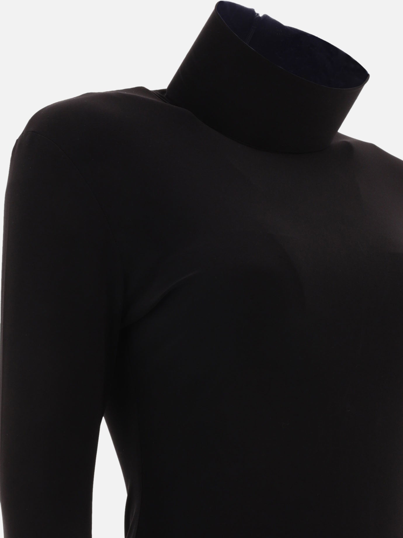 Long dresses 95% polyester 5% elastane  Black - Norma Kamali Women | PDP | VIETTI Online Store | thumbnail_4