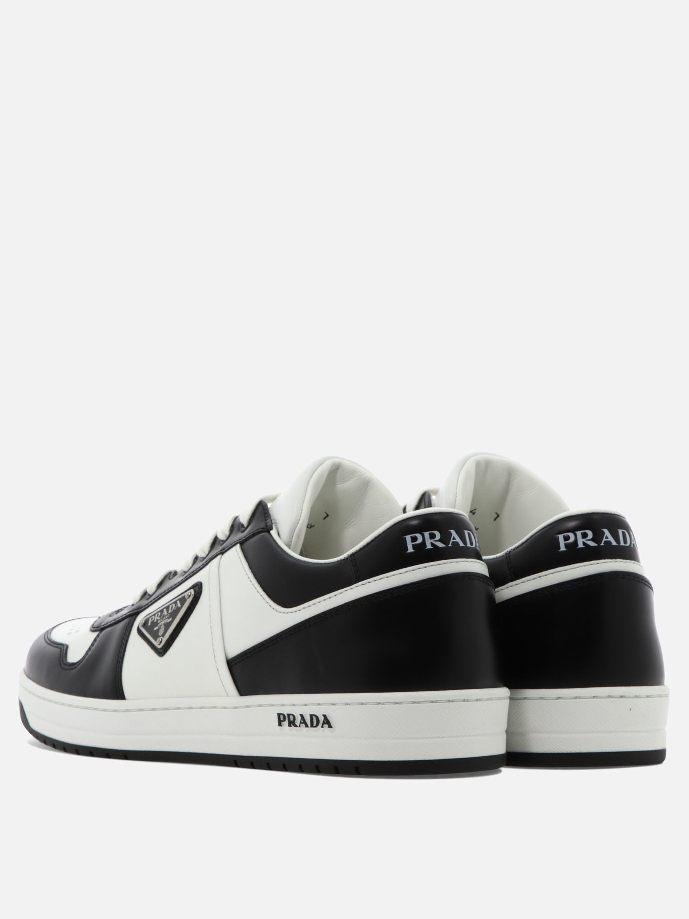 Low top sneakers 100% calf leather - 100% rubber  White - Prada Men | PDP | VIETTI Online Store | Zoom-Modal_4
