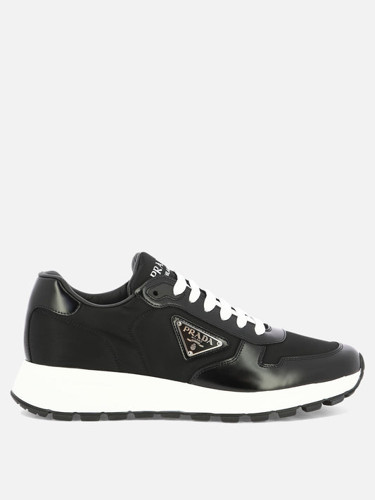 Low top sneakers 100% recycled nylon - 100% rubber  Black - Prada Men | PLP | VIETTI Online Store 
