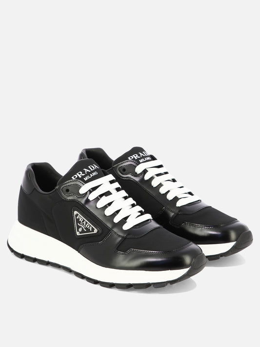 Low top sneakers 100% recycled nylon - 100% rubber  Black - Prada Men | PLP | VIETTI Online Store | 2
