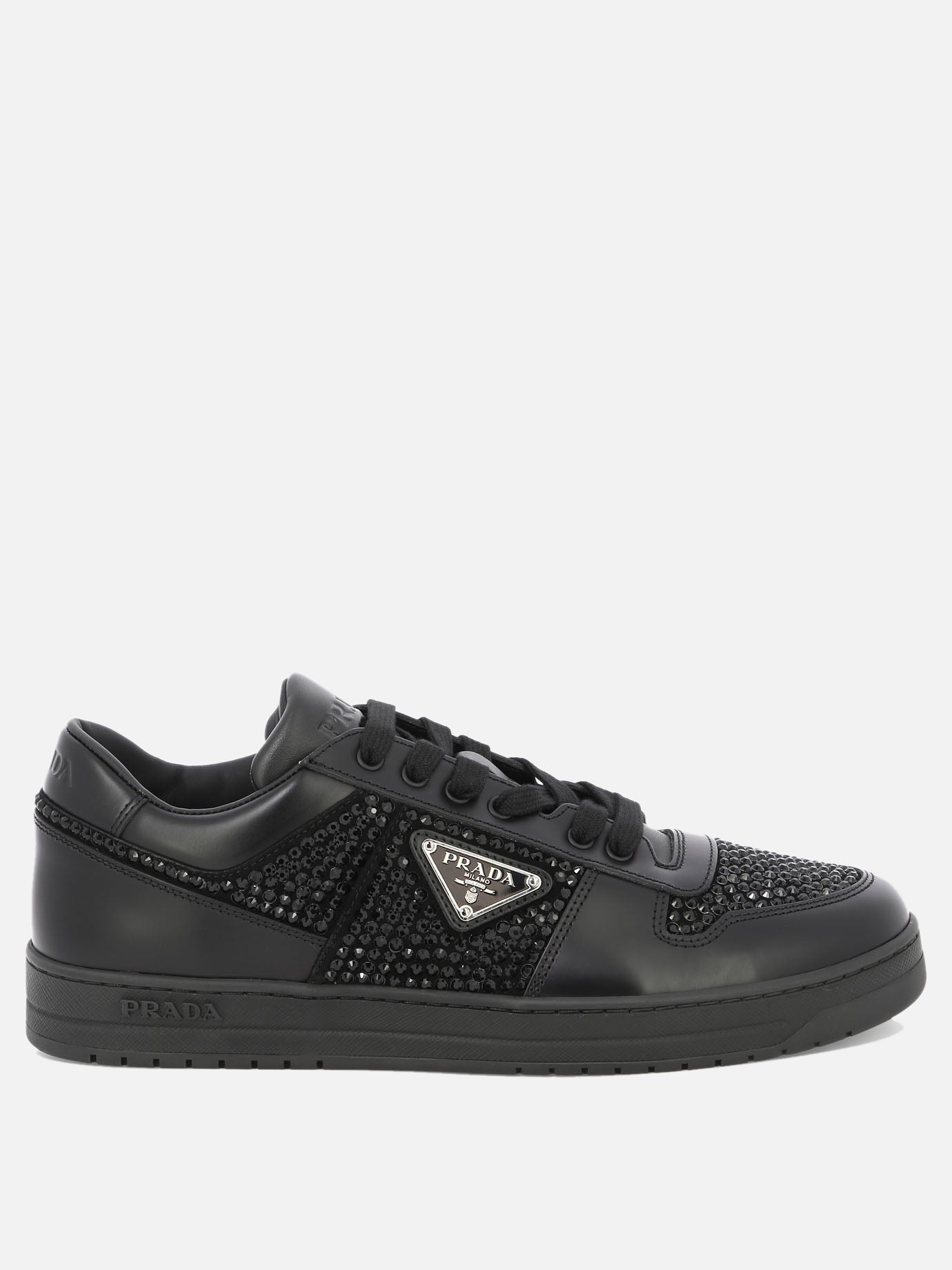 Low top sneakers 100% leather - 100% rubber  Black - Prada Men | PDP | VIETTI Online Store | Zoom-Modal
