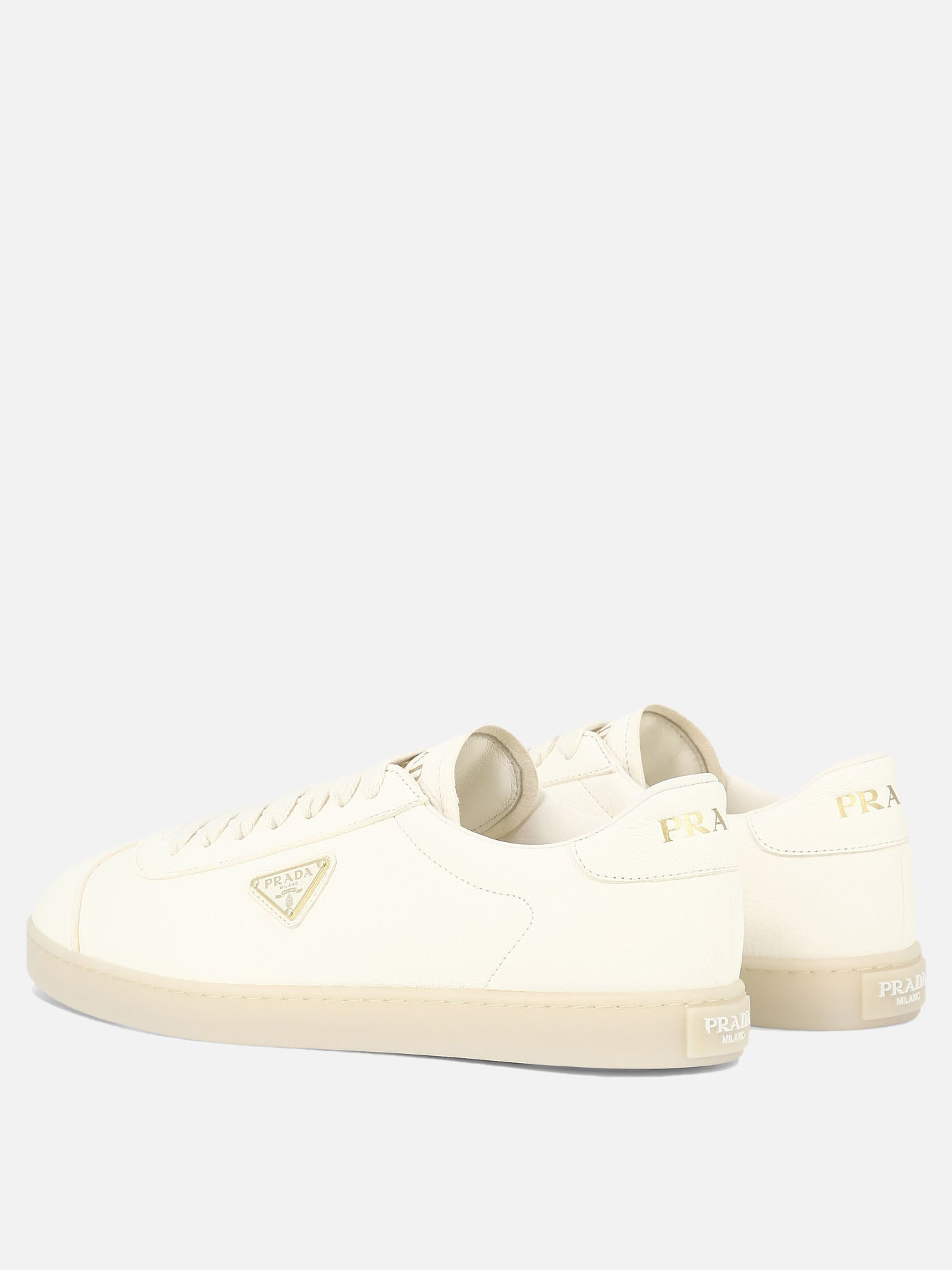 Low top sneakers 100% leather - 100% rubber  White - Prada Men | PDP | VIETTI Online Store | Zoom-Modal_4
