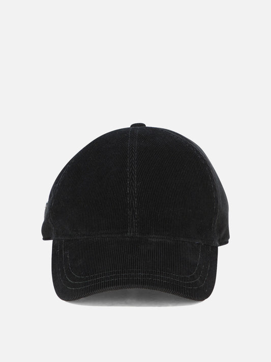 Baseball caps 100% cotton  Black - Prada Men | PLP | VIETTI Online Store 
