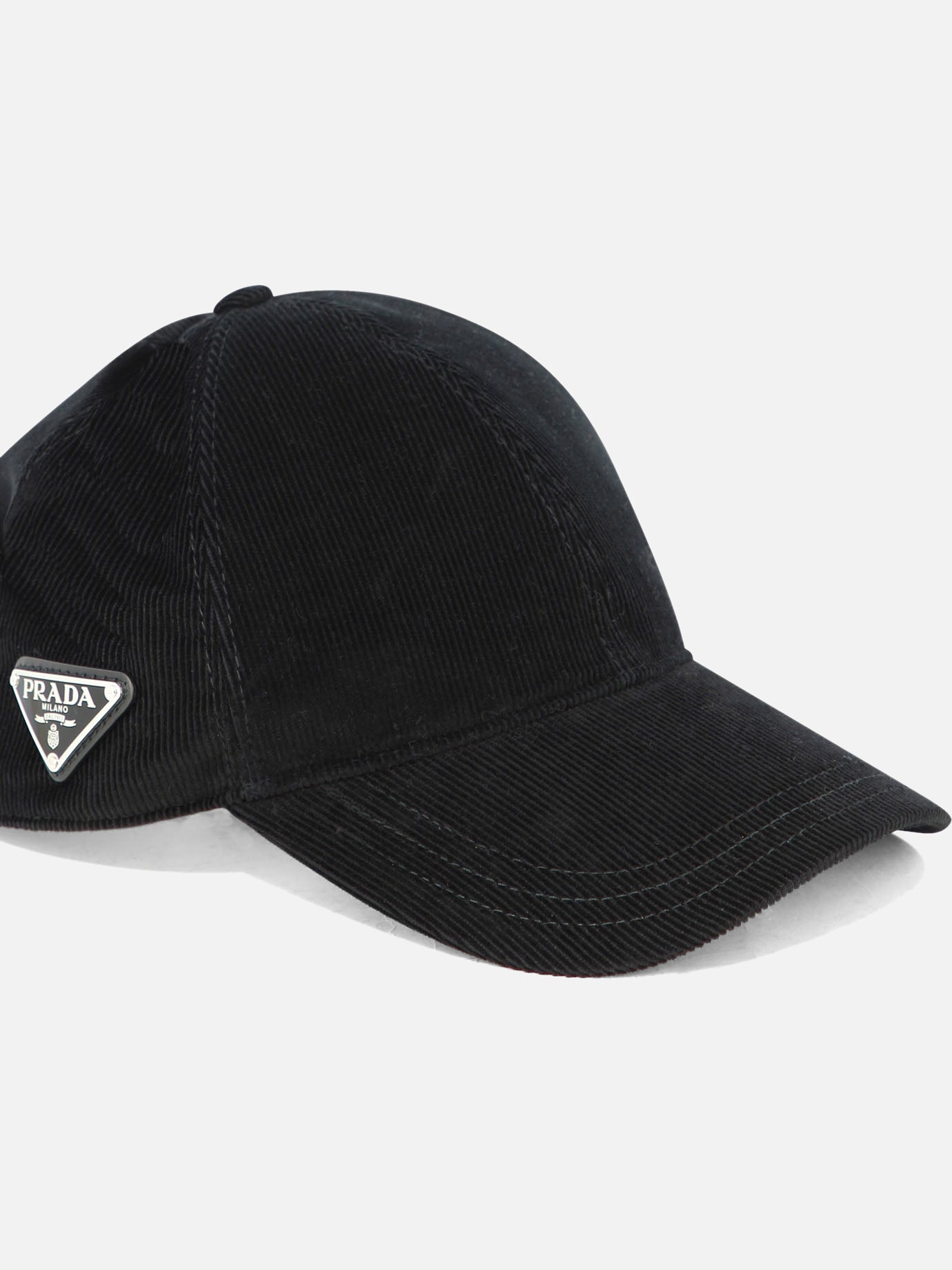 Baseball caps 100% cotton  Black - Prada Men | PDP | VIETTI Online Store | thumbnail_4