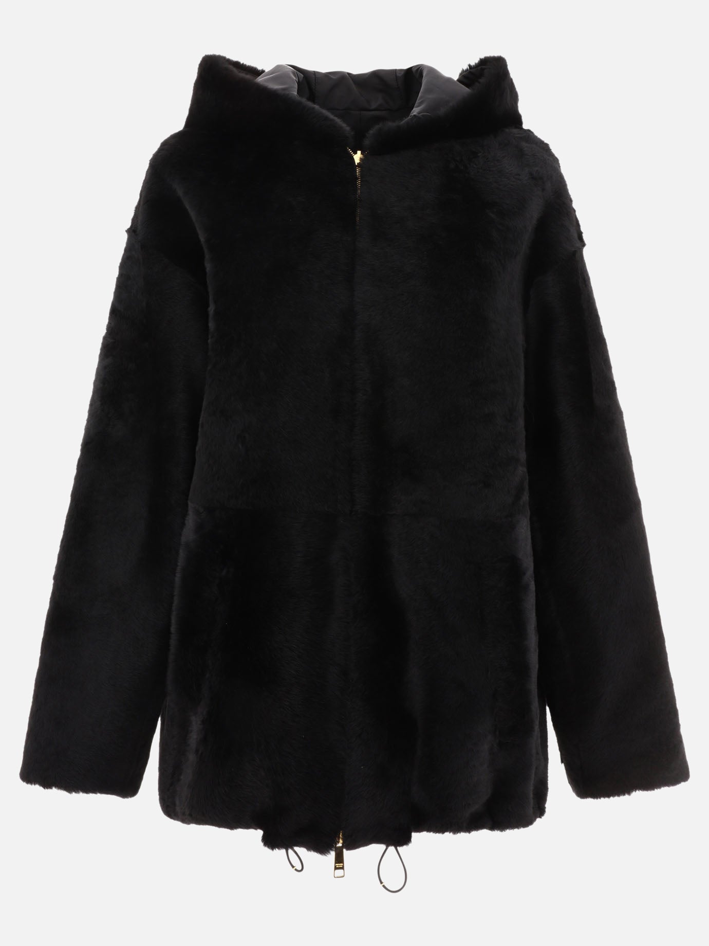 Leather jackets 100% sheep fur  Black - Prada Women | PDP | VIETTI Online Store | Zoom-Modal
