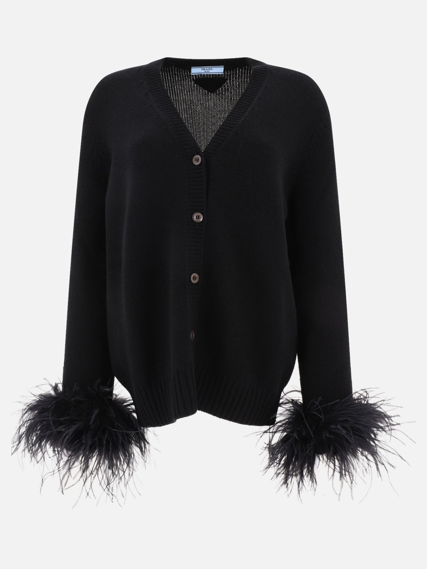 Cardigans 100% cashmere  Black - Prada Women | PDP | VIETTI Online Store | Zoom-Modal
