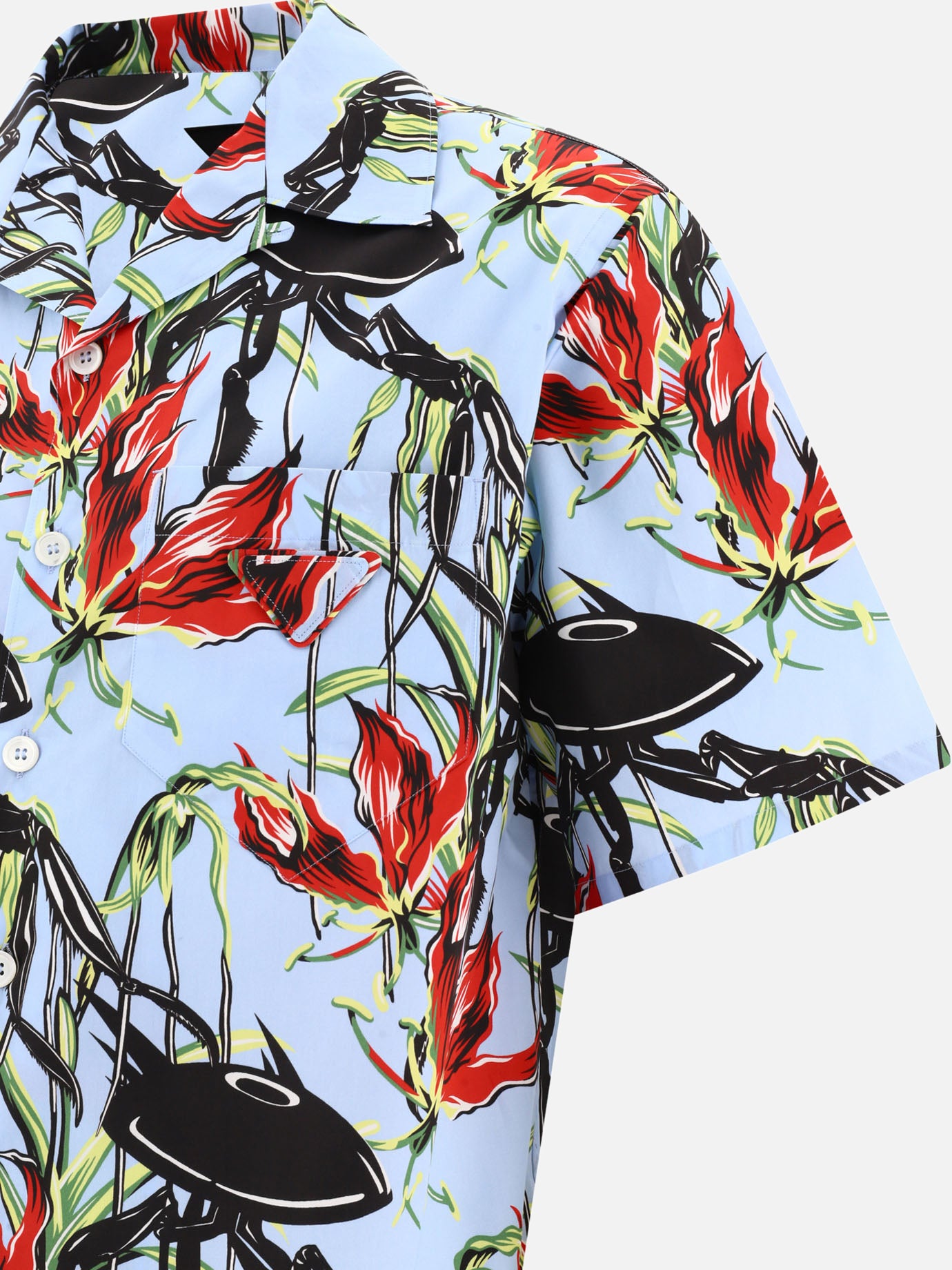 Casual shirts 100% cotton  Light blue - Prada Men | PDP | VIETTI Online Store | thumbnail_4