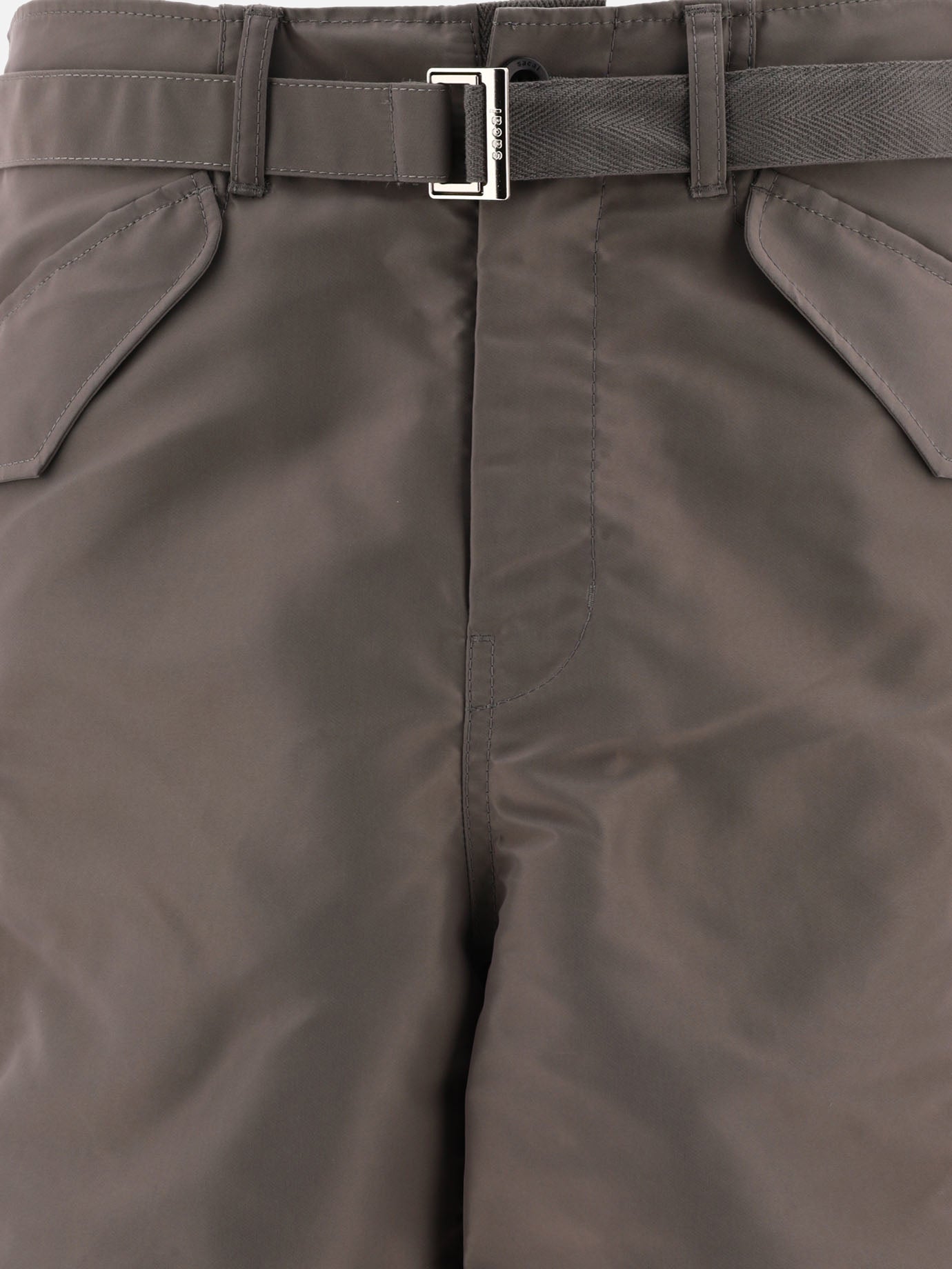 Nylon twill shorts